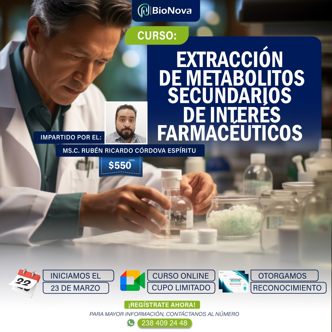 Extracción de metabolitos secundarios